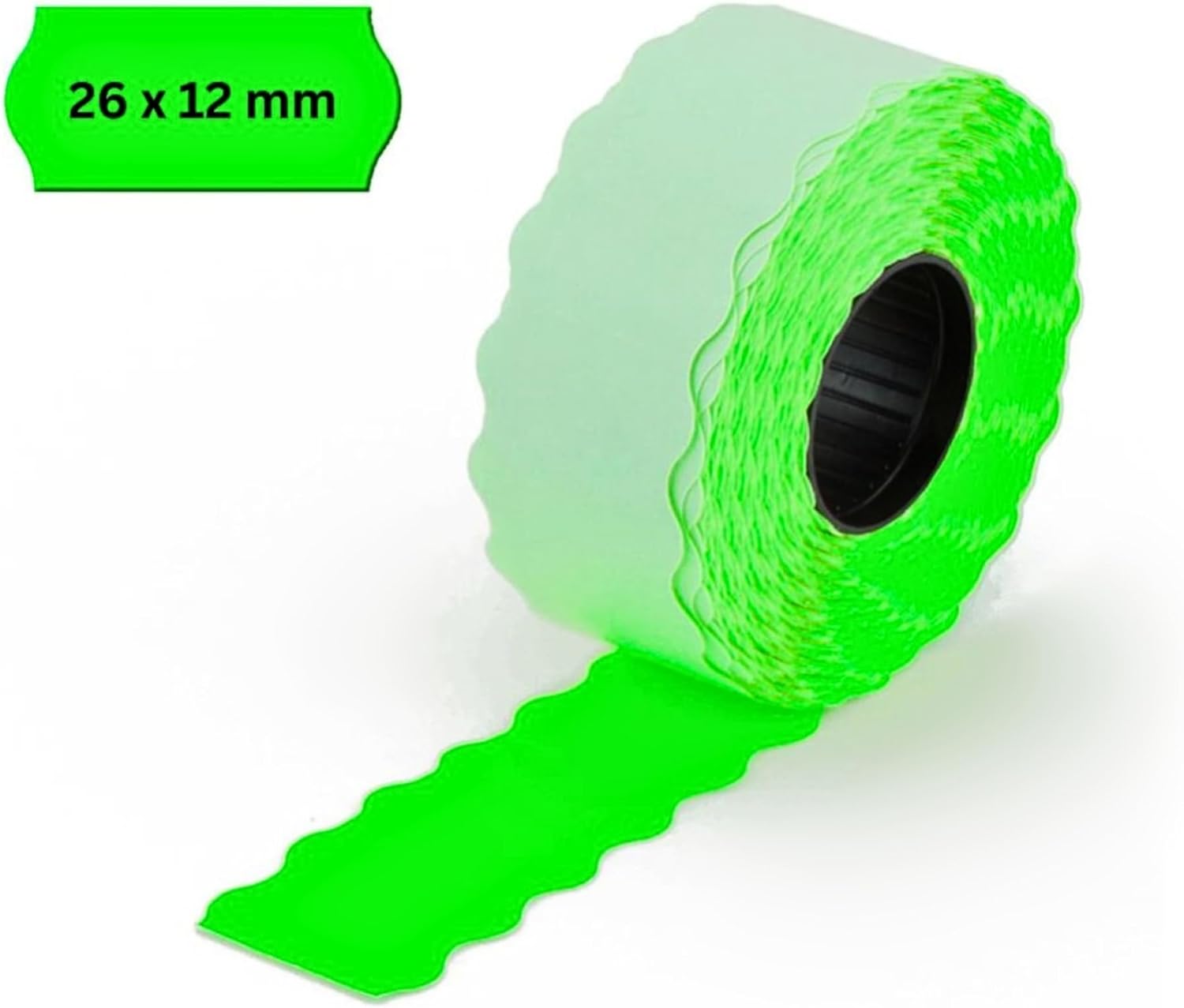 Rotolo Da 1000 Etichette Per Prezzatrice 26X12 Verde