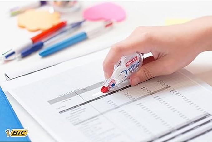 CF. 10 pz CORRETTORE A NASTRO MINI POC. MOUSE 6 MT X 5MM