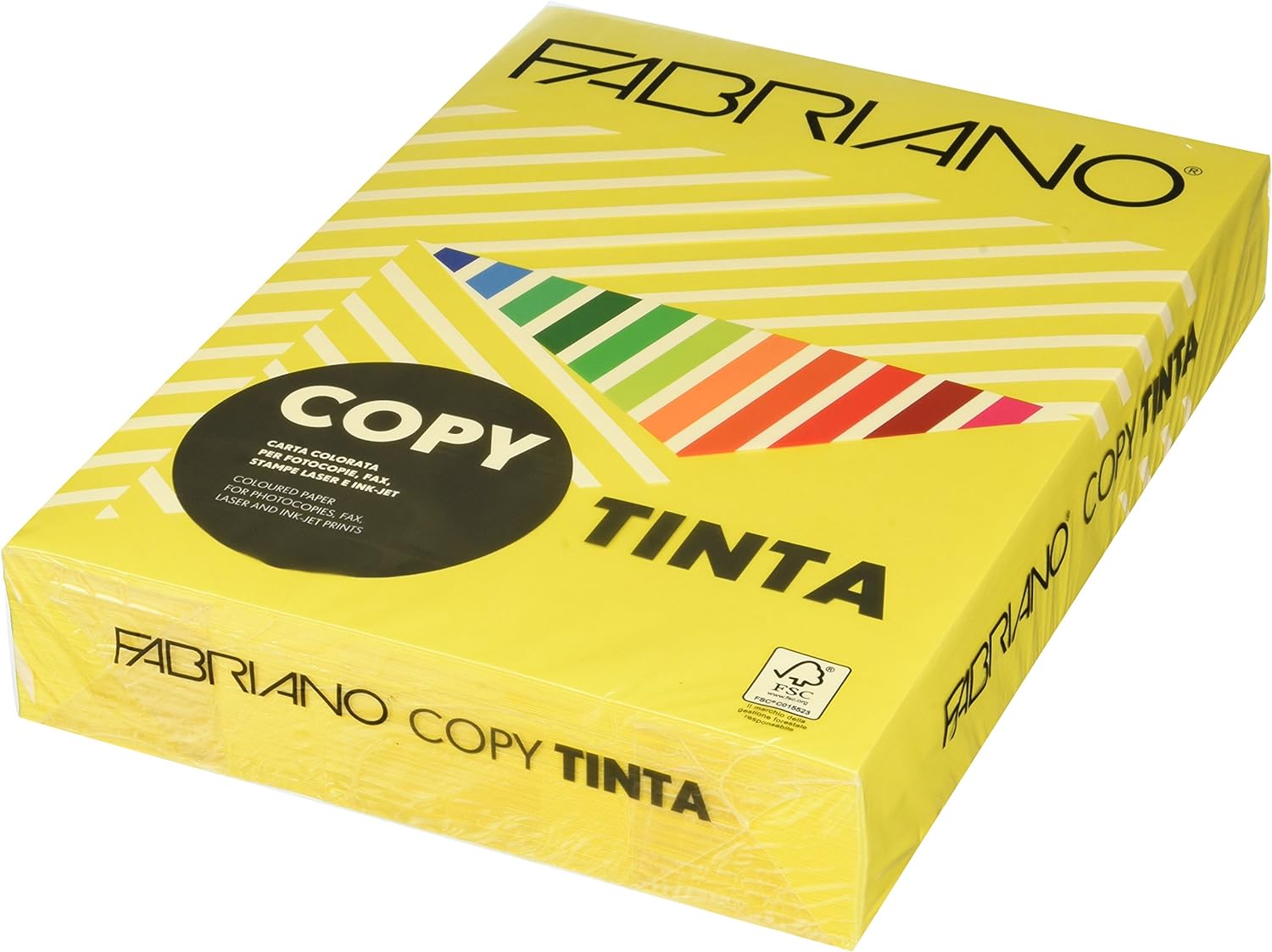CF 5 Risme 500ff carta f.to A4 80gr.colore Giallo CopyTinta