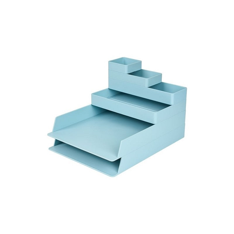 DESK ORGANIZER MEMOTAK DA 6 PEZZI 510S6 COLORE AZZURRO