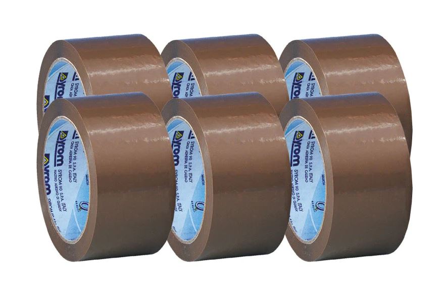 CF 6 PZ nastro adesivo 50 mm x 66 m silenzioso avana