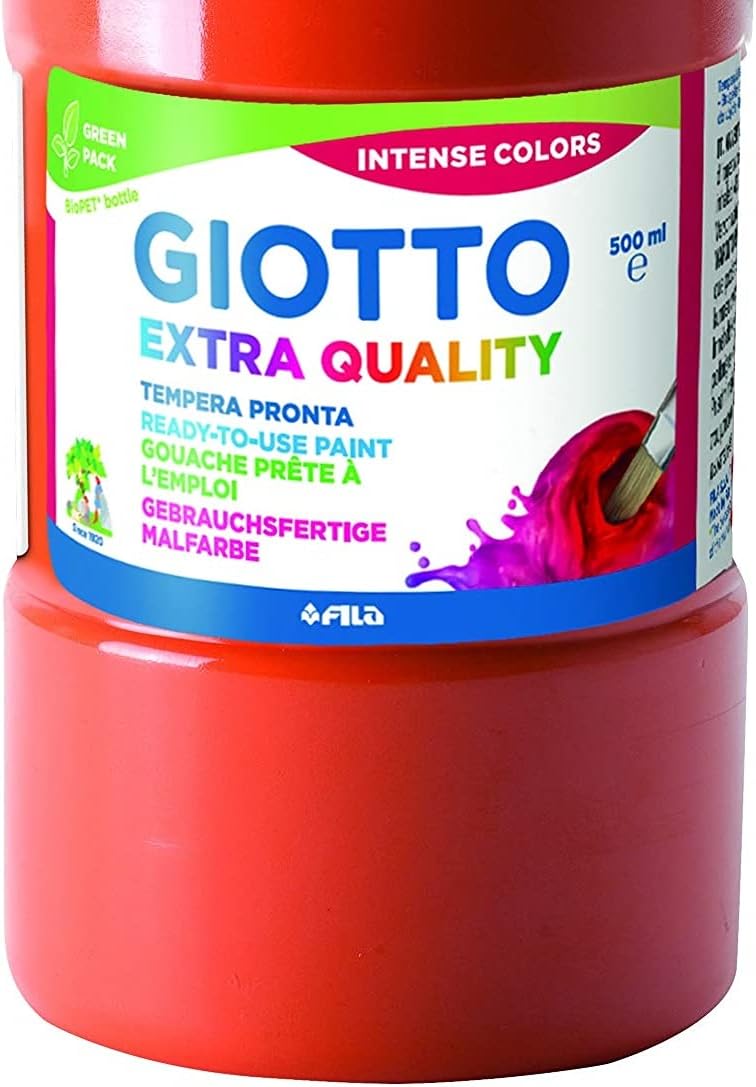 Giotto School Paint 1000 ML ROSSO