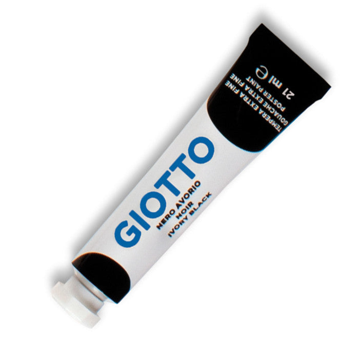 TEMPERA GIOTTO TUBO 7 21 ML NERO AVORIO