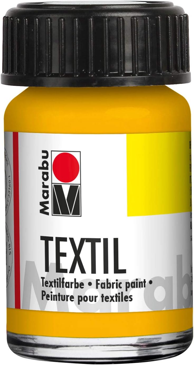 COLORE PER TESSUTO TEXTIL FLACONE 15 ML GIALLO MEDIO