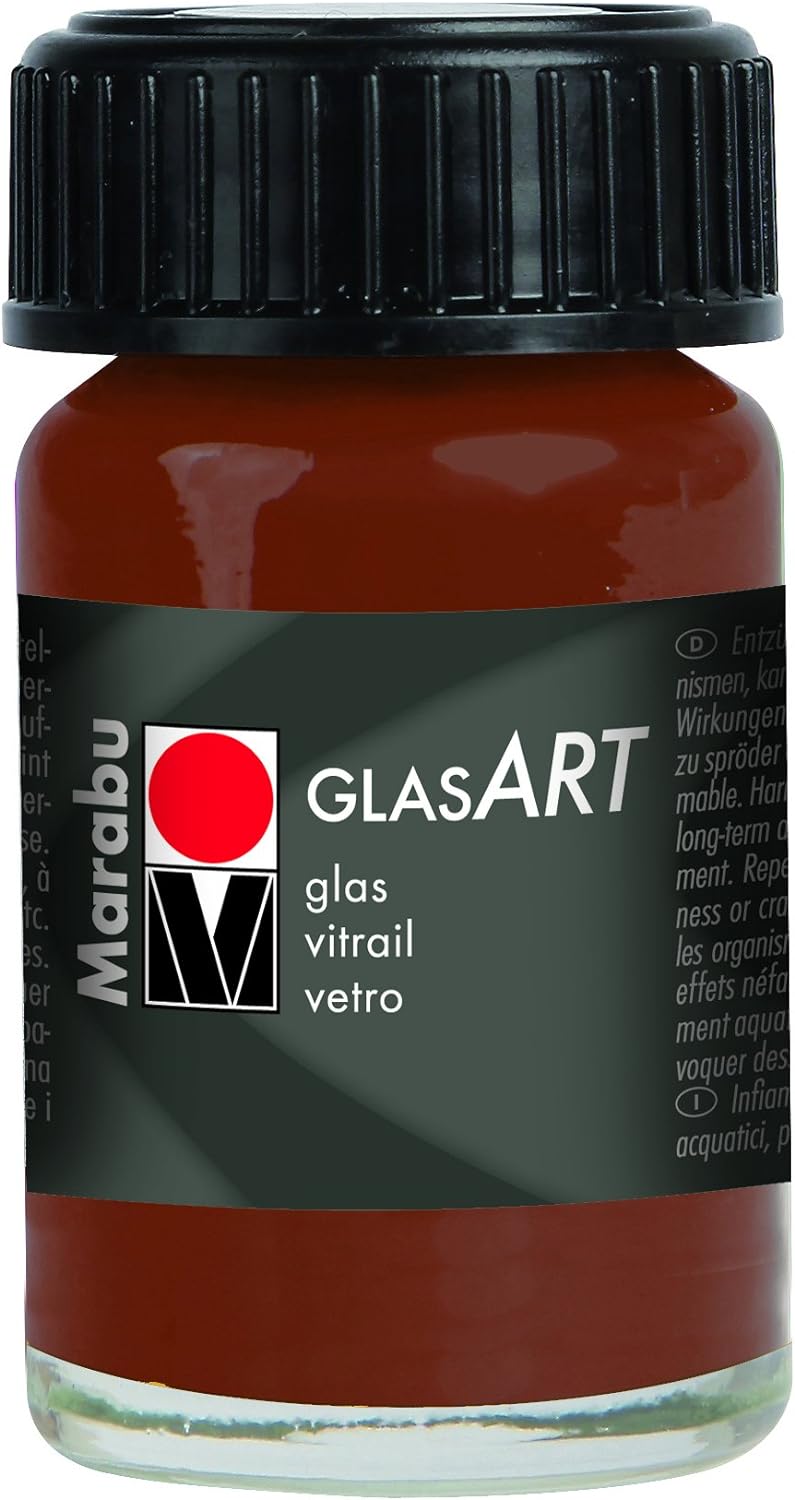 COLORE PER VETRO GLAS ART 15 ML BRUNO