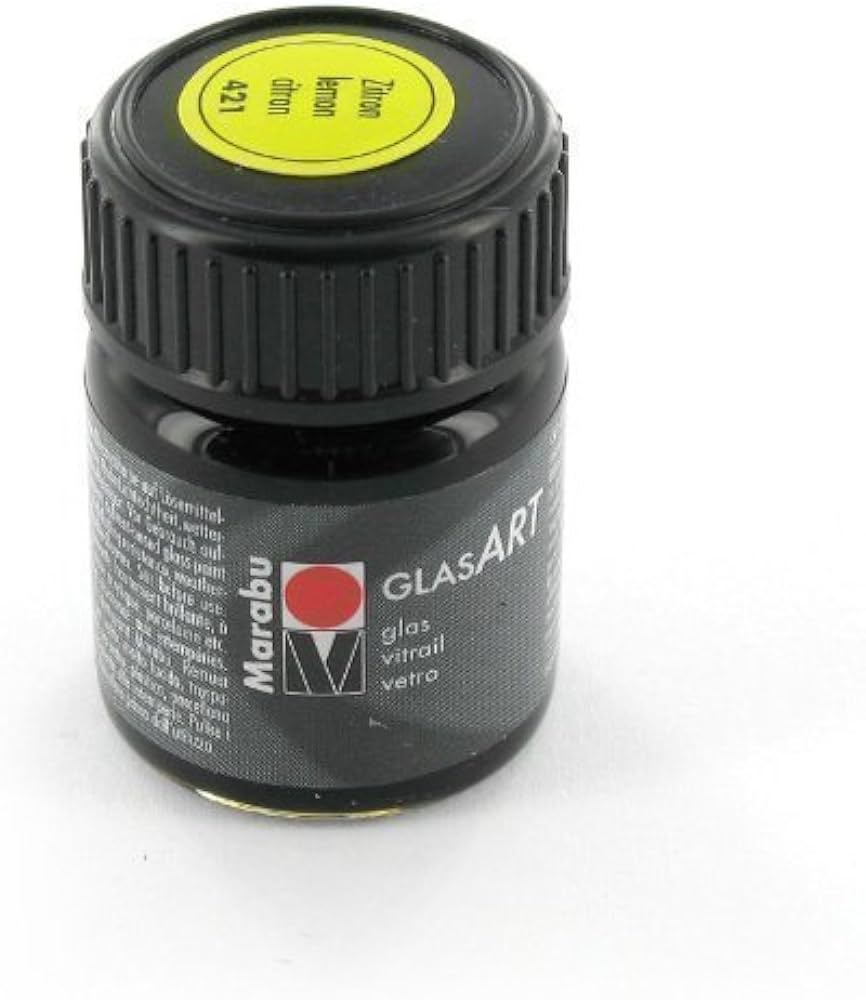 COLORE PER VETRO GLAS ART 15 ML LIMONE