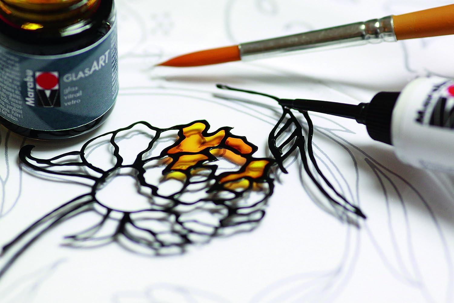 PASTA PER RILIEVO MARABU ORO