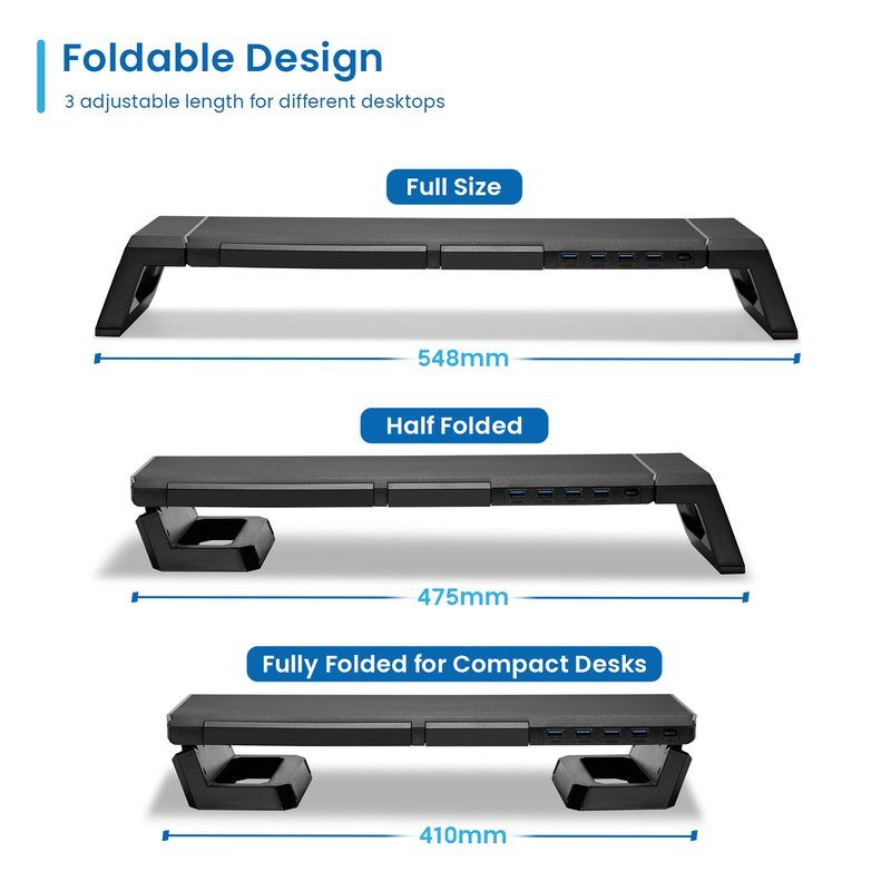 Supporto per monitori con illuminazione RGB