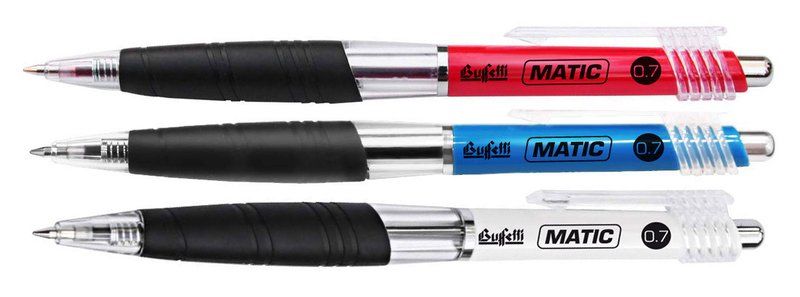 PENNA SFERA A SCATTO MATIC PUNTA FINE COLORE NERO