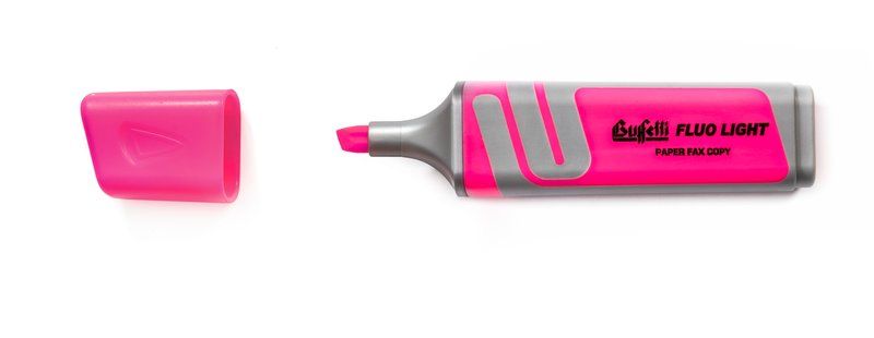 CF 10 PZ EVIDENZIATORE FLUORESCENTE ROSA TRATTO 2-5 MM