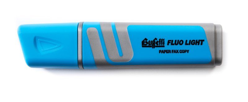 CF 10 PZ EVIDENZIATORE FLUORESCENTE AZZURRO TRATTO 2-5 MM