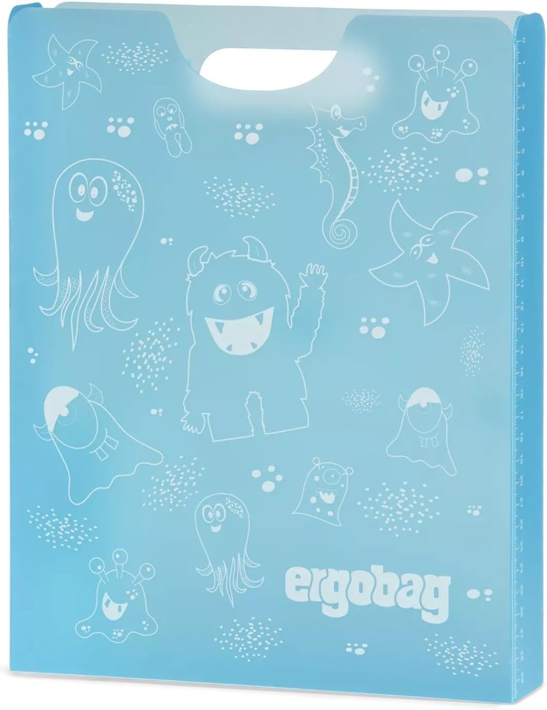 Scatola porta notebook ergobag Monster Petrol