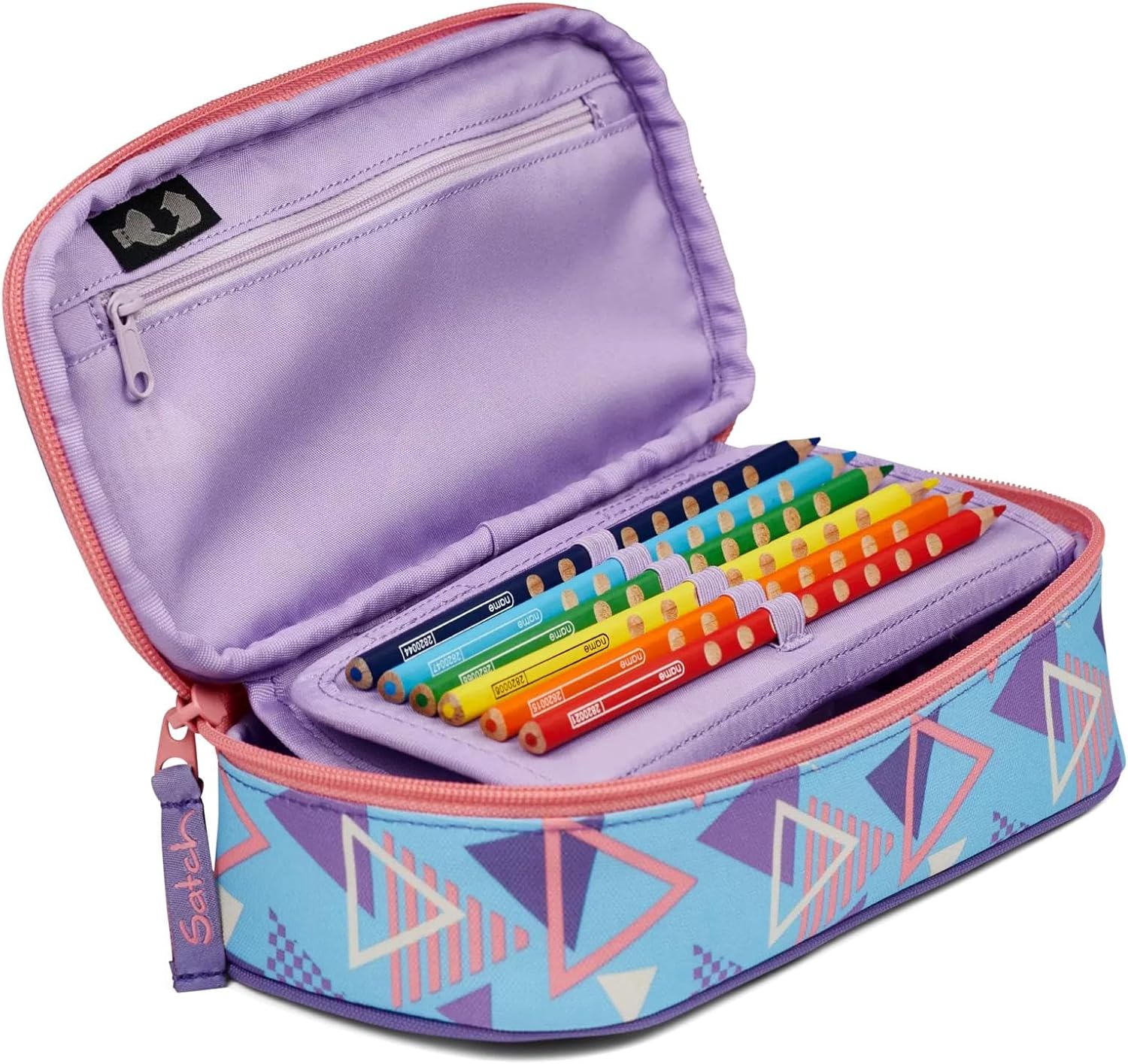 Astuccio Rigido Satch Pencil Box 80s Dance 1 Zip