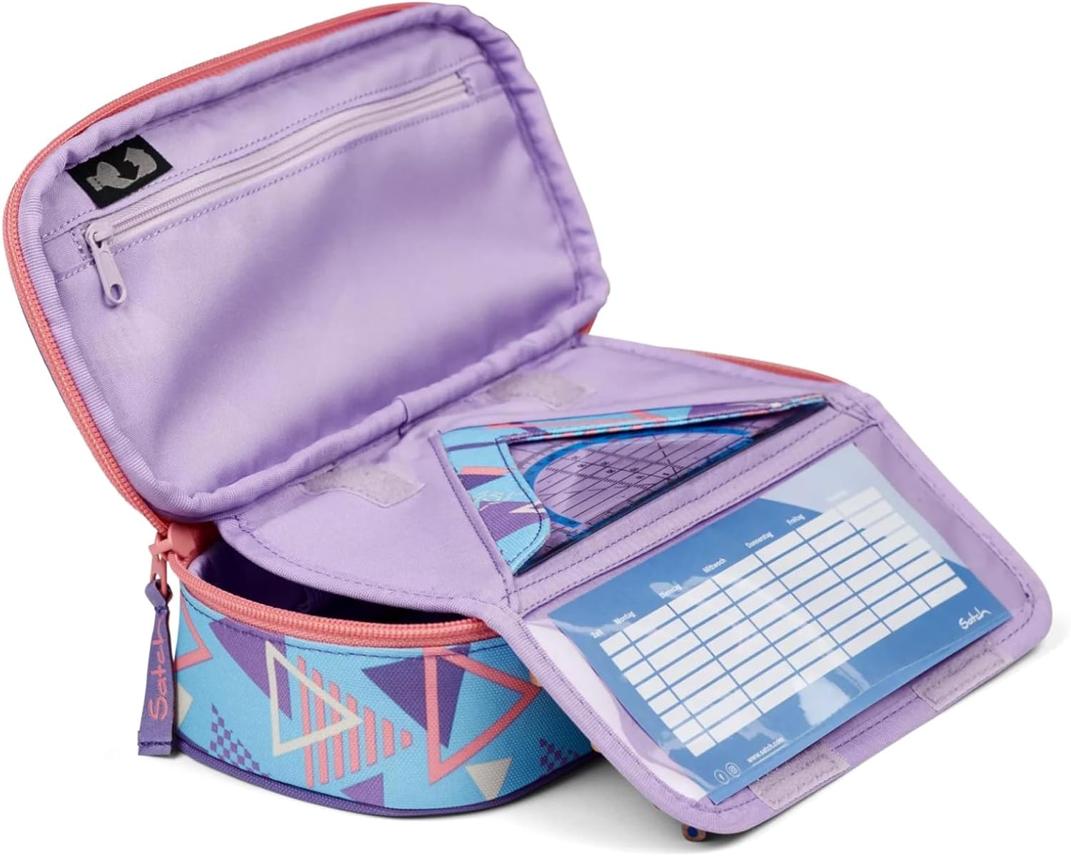 Astuccio Rigido Satch Pencil Box 80s Dance 1 Zip