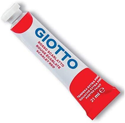 TEMPERA GIOTTO TUBO 7 21 ML ROSSO SCARLATTO