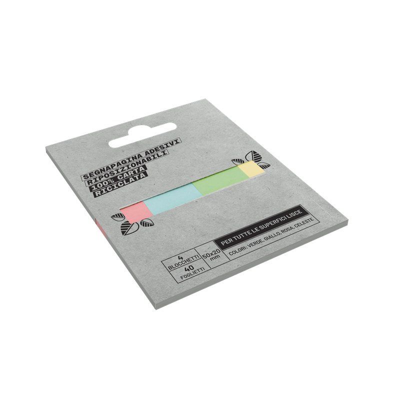 SEGNAPAGINA I LOVE GREEN - DISPENSER CON 4 BLOCCHETTI