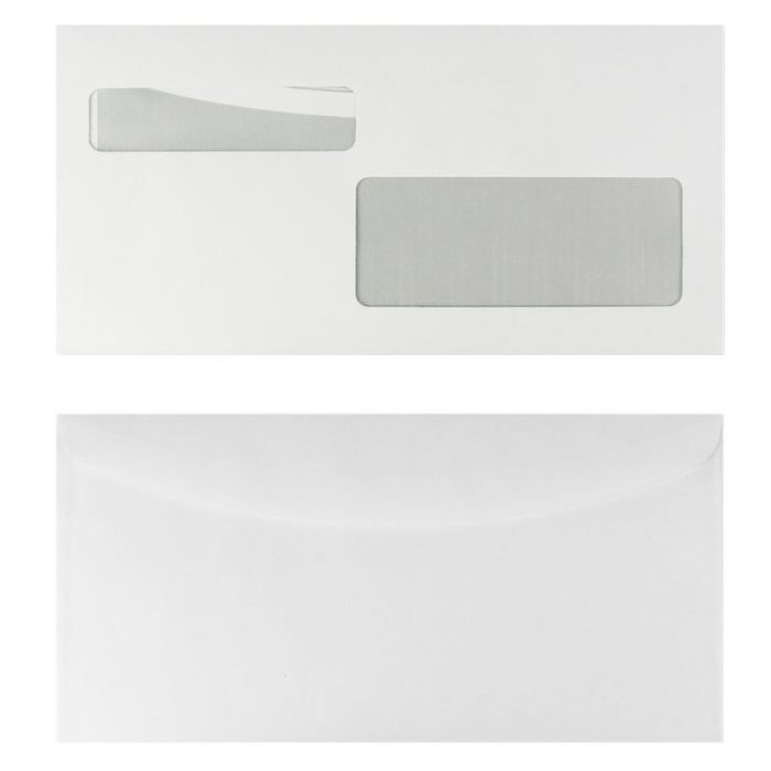 CF. 50 PZ BUSTE COMMERCIALI CON 2 FINESTRE