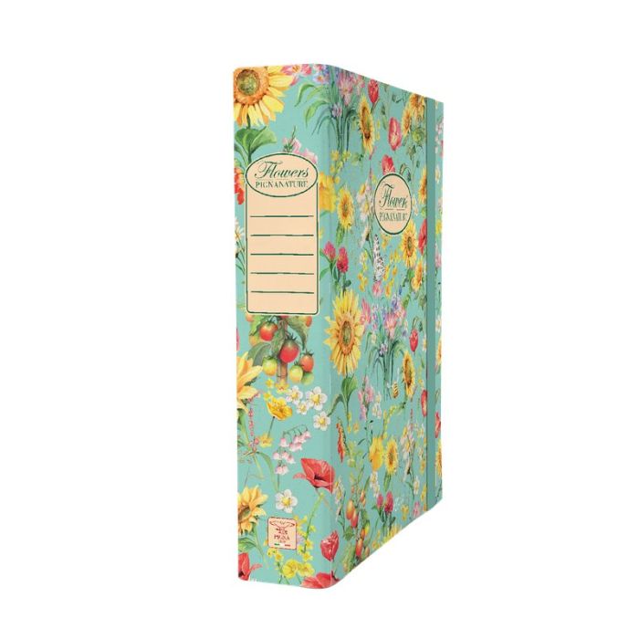 Portaprogetti Pigna Nature Flowers D7 Dorso 7 cm Elastico