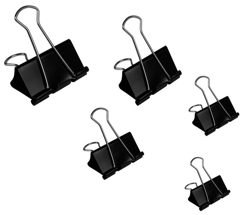 CF.12 PZ MOLLE DOUBLE CLIP 50 MM NERO/ACCIAIO