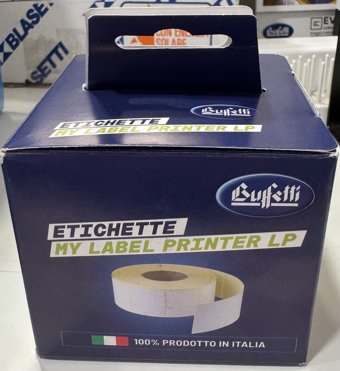 Rotolo 300 etichette removibili in carta termica - 41x89 mm