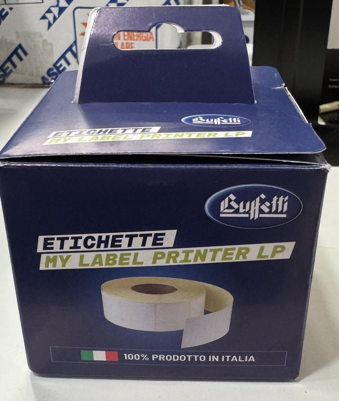 Rotolo 110 etichette permanenti in carta termica - 59x190 mm