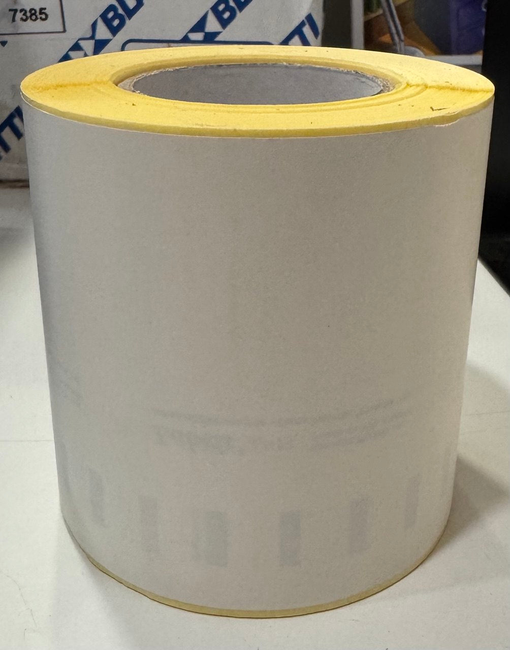 Rotolo 130 etichette permanenti in carta termica - 75x160 mm