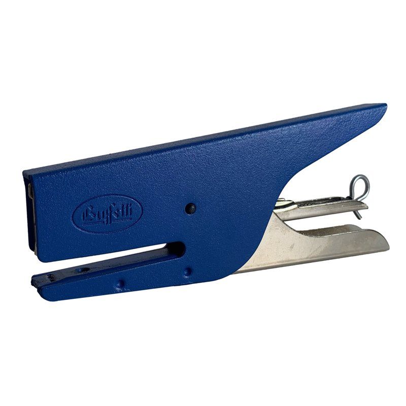 Cucitrice a pinza 100% made in Italy - passo 6/4 mm - blu