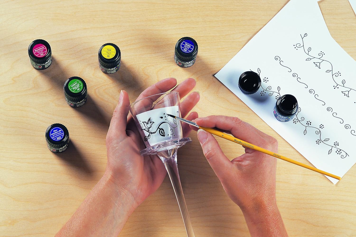 COLORE PER VETRO GLAS ART 15 ML VIOLETTO