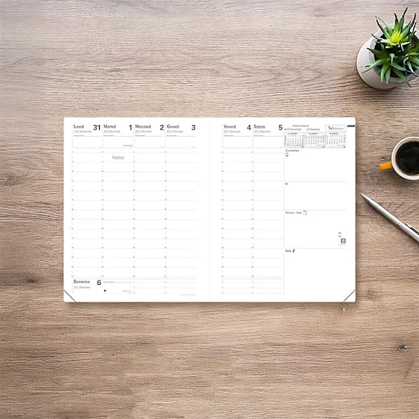 Quo Vadis - Agenda Settimanale 2026 Presidente - Roma Rosso