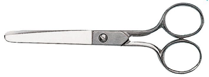 FORBICI IMPUGNATURA ASIMMETRICA - LUNGHEZZA LAMA 15 5 CM