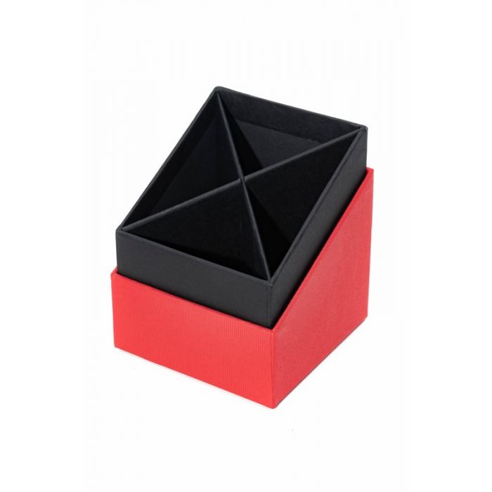 PORTAPENNE A 4 SCOMPARTI LIVING ROSSO