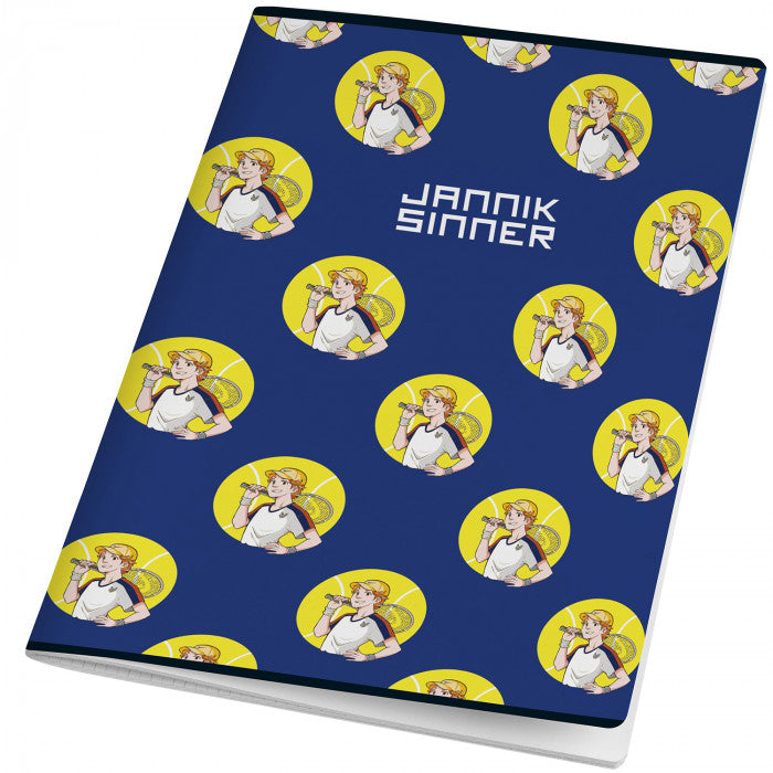 MAXIQUADERNO JANNIK SINNER GR.80 1RIGO by Pigna