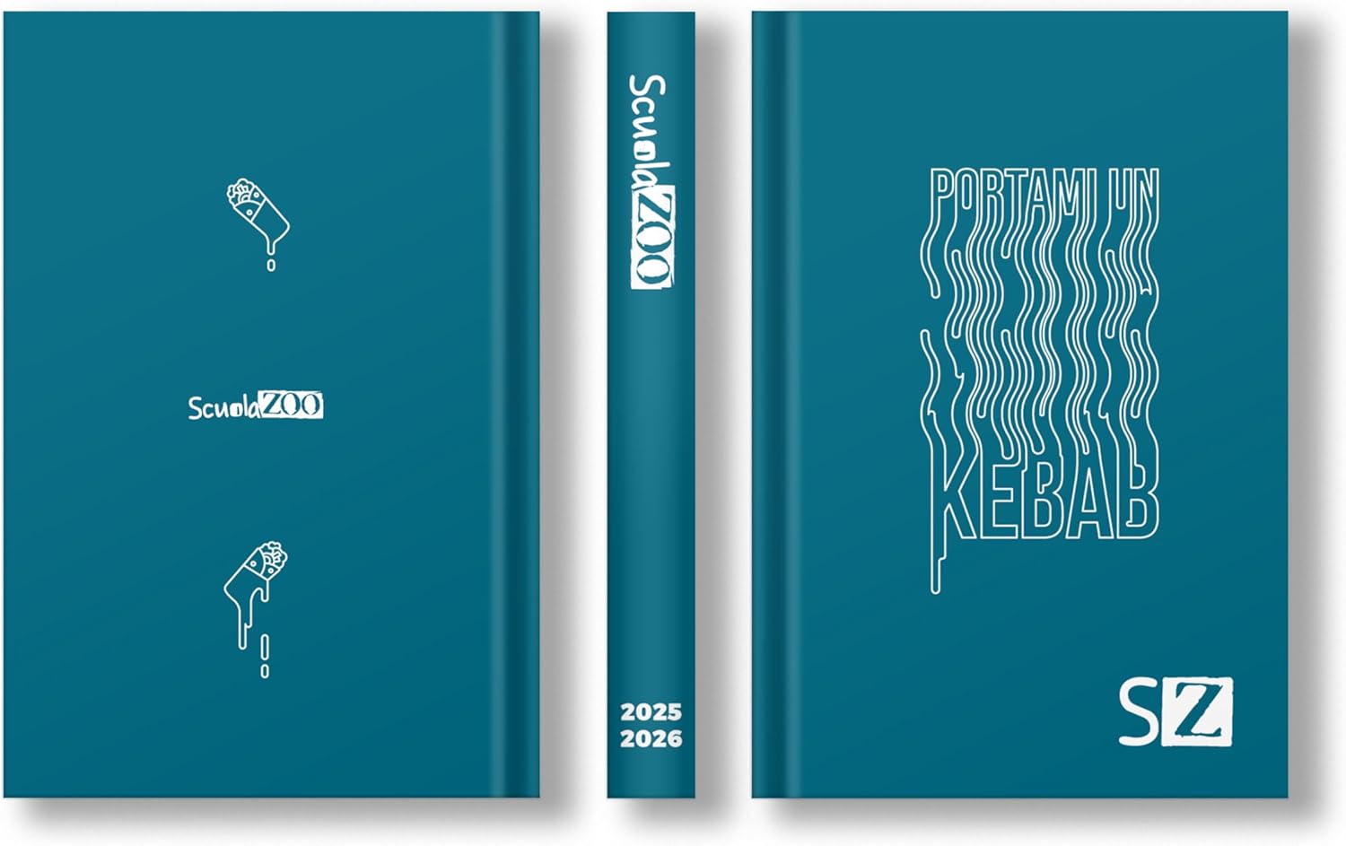 ScuolaZoo - Diario Scuola 2025/2026 16 Mesi - Petrolio