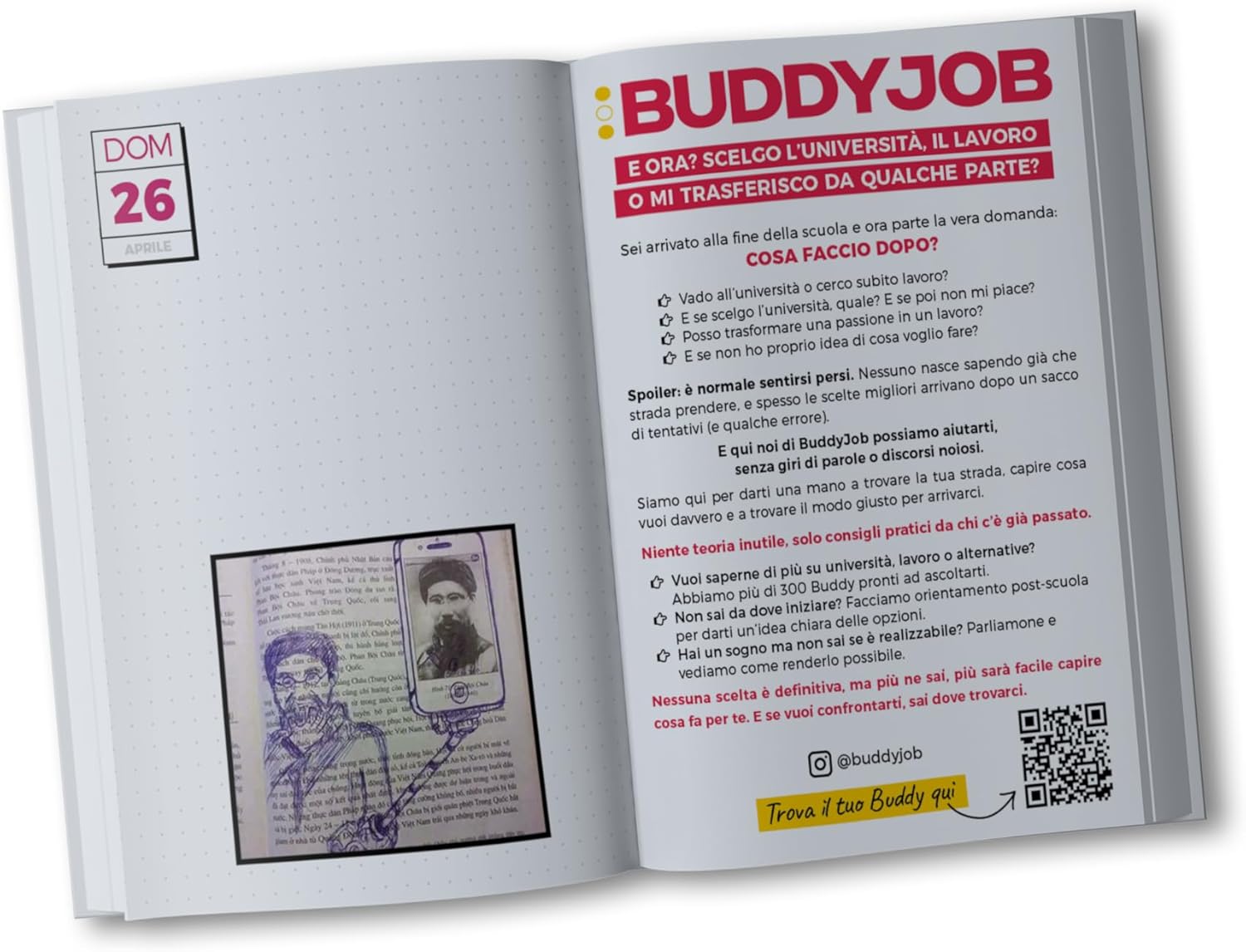 ScuolaZoo - Diario Scuola 2025/2026 16 Mesi - White