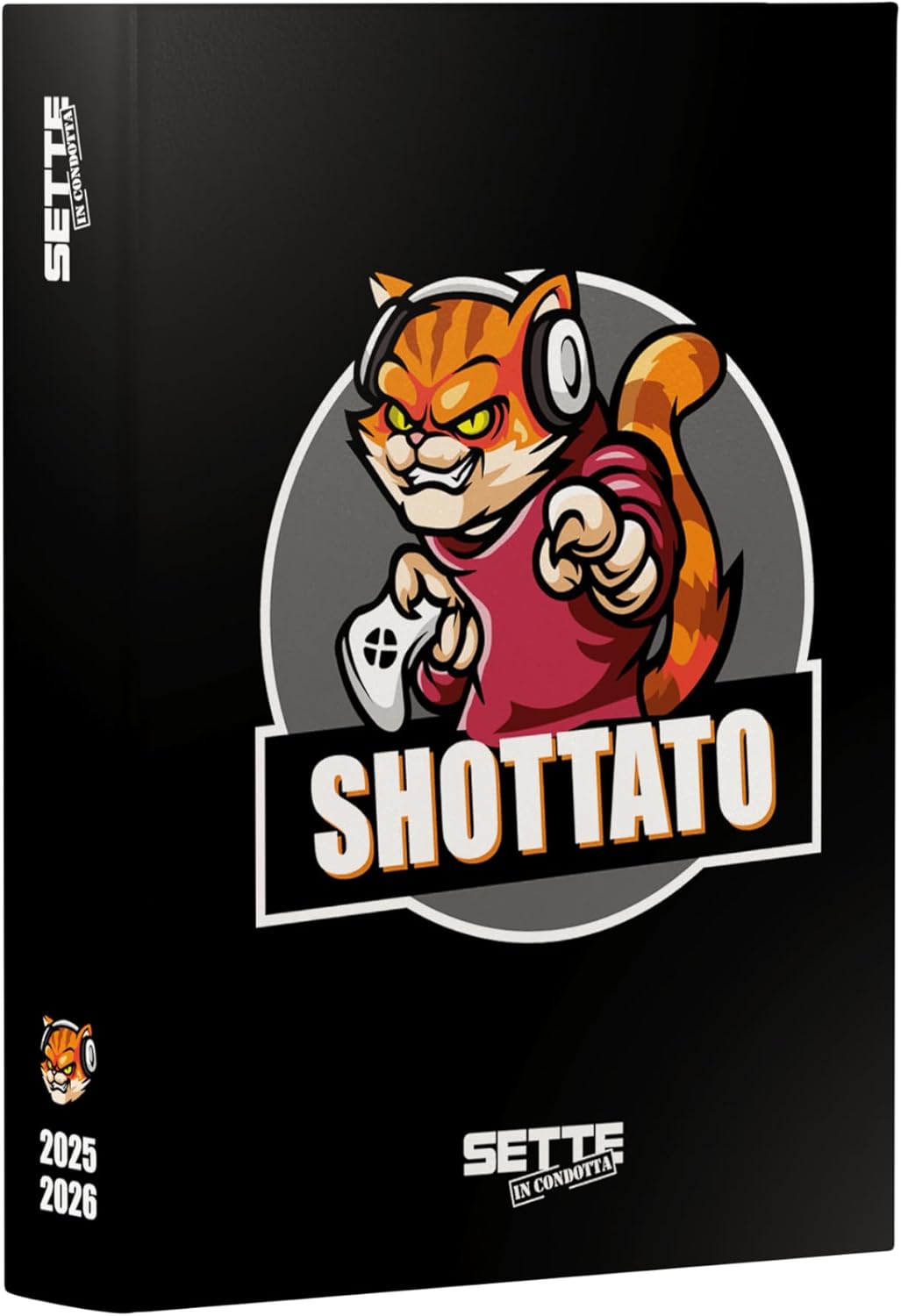 7inCondotta - Diario 2025/2026 12 Mesi - Gatto