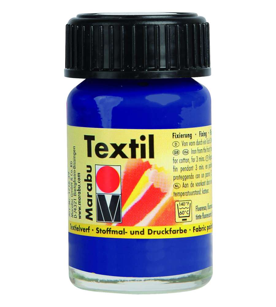 COLORE PER TESSUTO TEXTIL FLACONE 15 ML BLU MEDIO
