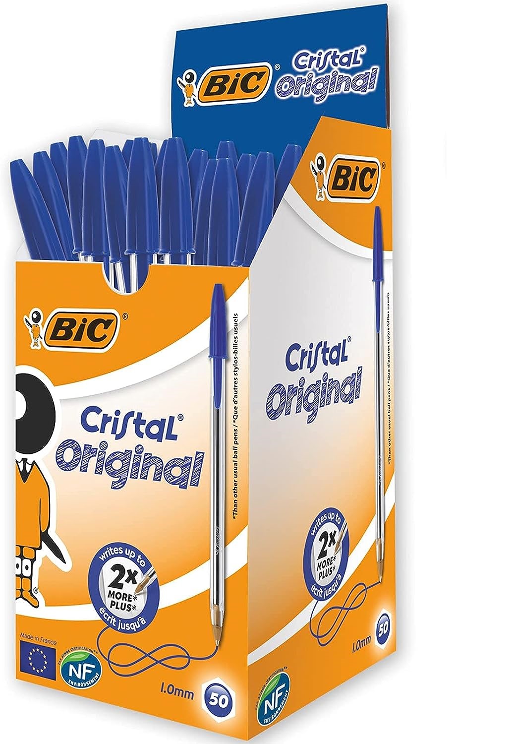 CF 50 PZ Penna a sfera BIC Cristal Original Blu