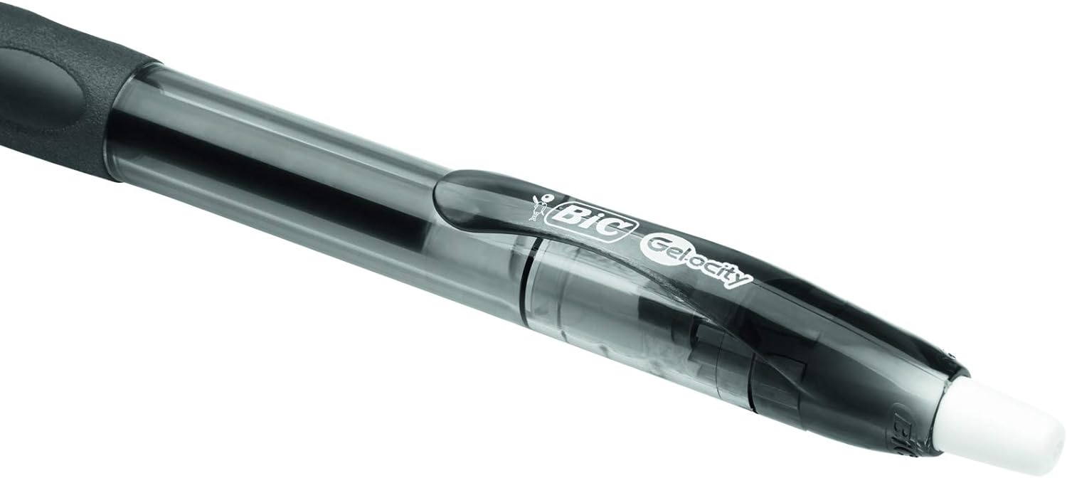 Penna a sfera a scatto Velocity Gel Bic Nero