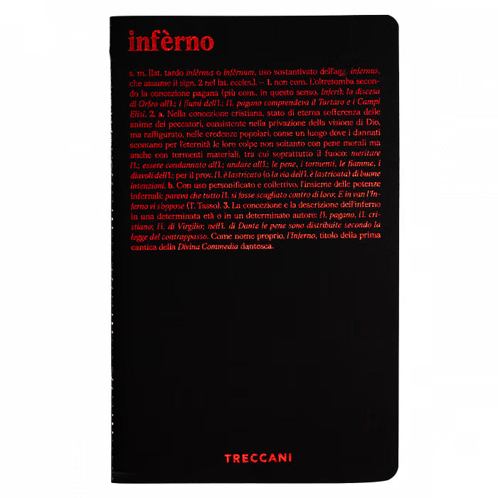 Treccani - Quaderno a righe - Linea Inferno