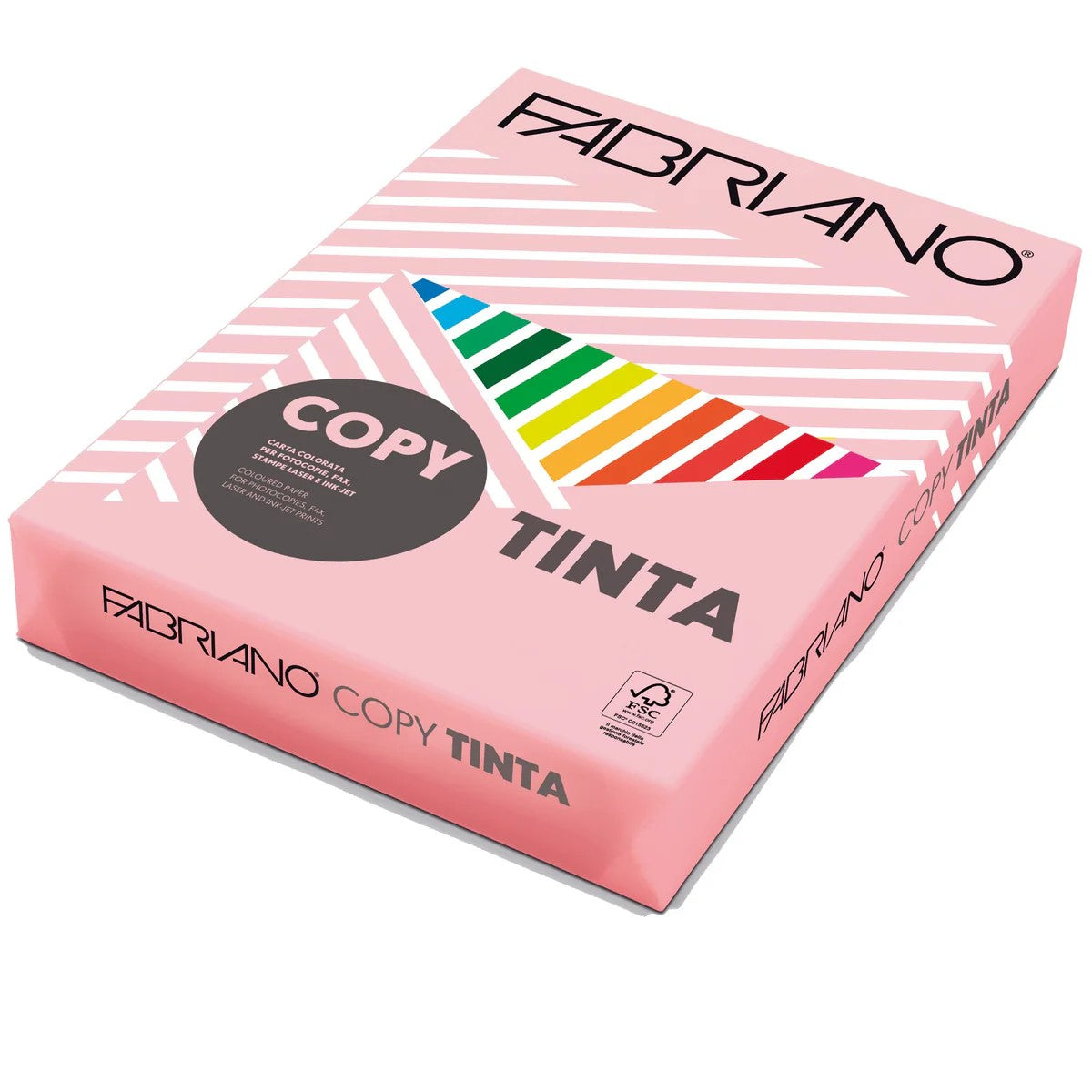 CF 5 Risme 500ff carta f.to A4 80gr.colore Rosa CopyTinta