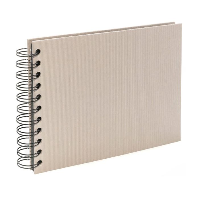 ALBUM FOTO CON SPIRALE 20 FOGLI 19 5X14 5 CM TORTORA