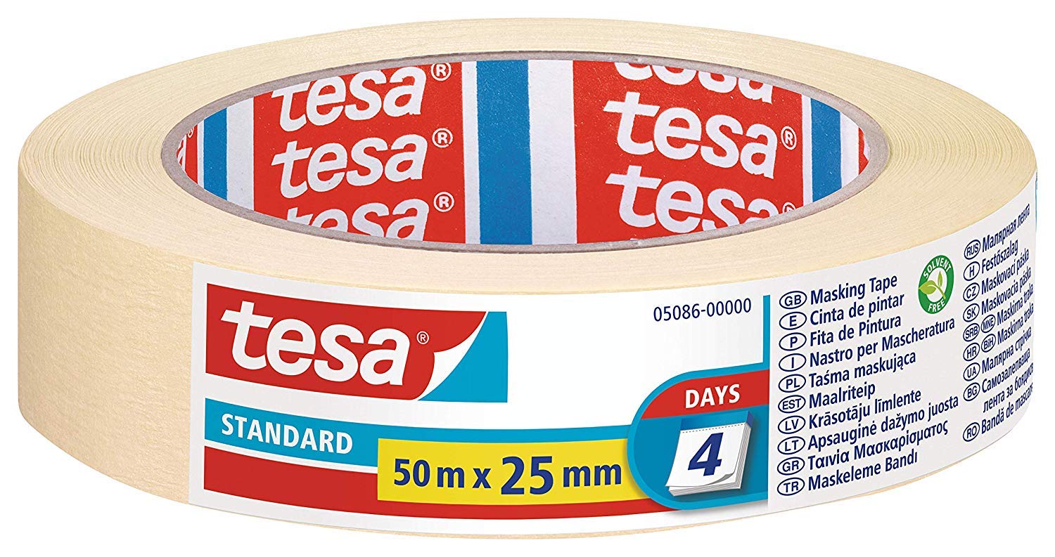 Tesa Nastro Adesivo in Carta Standard 25mm x 50m
