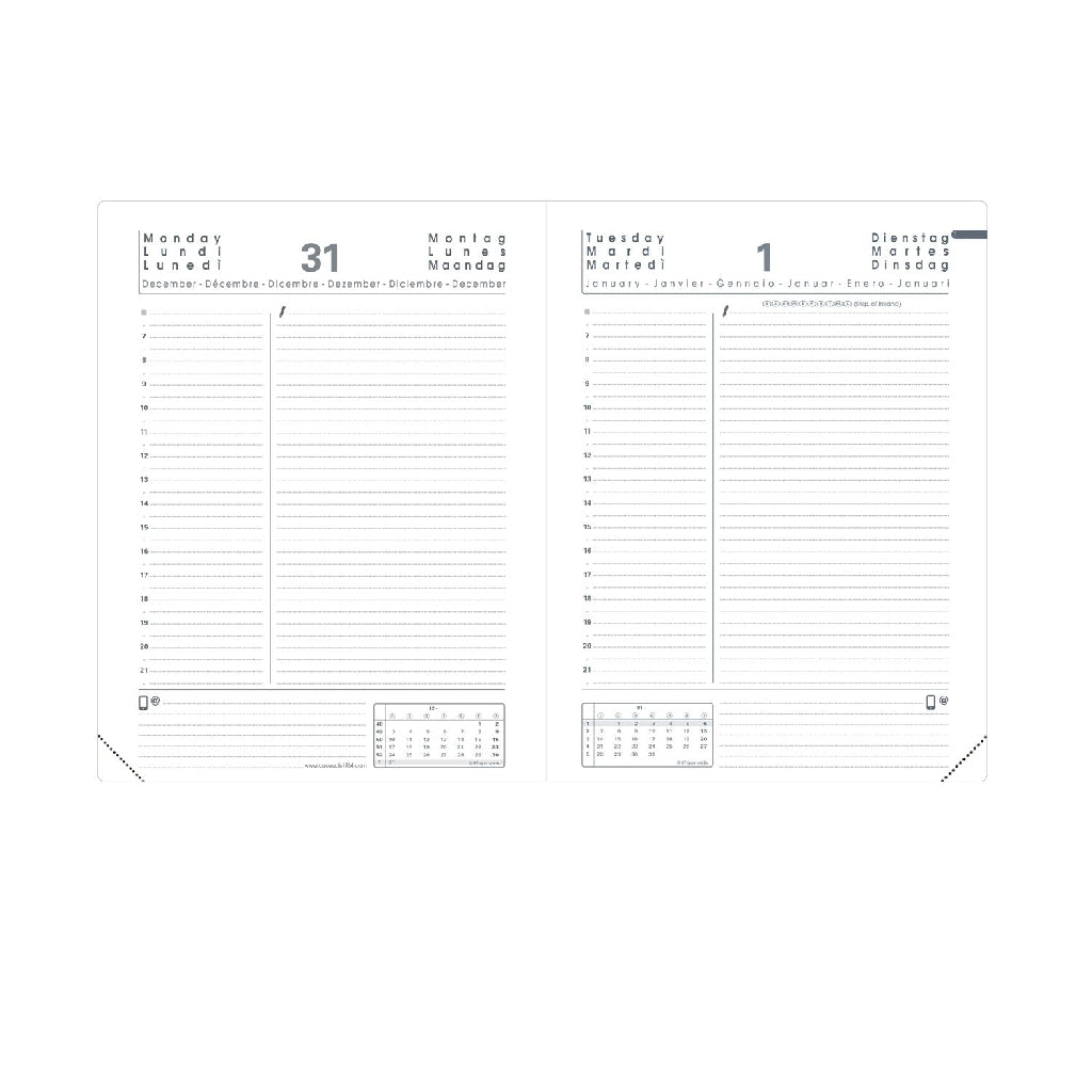 Quo Vadis - Agenda 2026 ABP 2 Giornaliera 12 x 17 cm