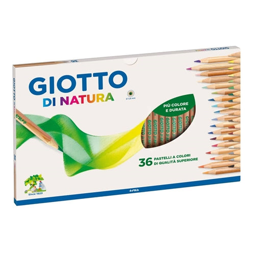 GIOTTO Di Natura - Astuccio Da 36 Matite A Pastello Colorate