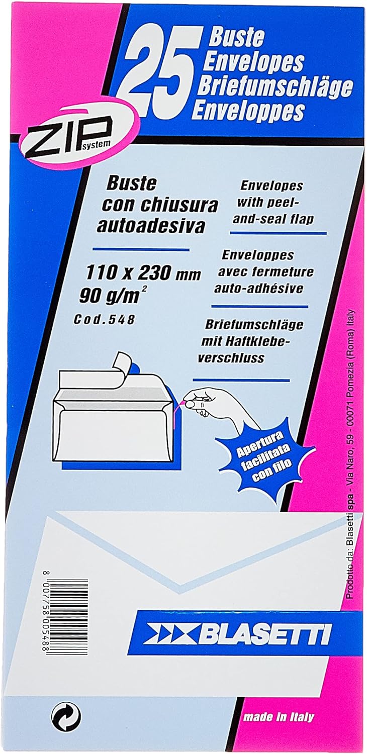 CF 25 PACK BUSTE SENZA FINESTRA 11X23