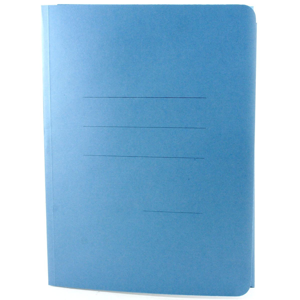 CARTELLE ZAFFIRO CON STAMPA RIGATURE AZZURRO cf 50 pz.