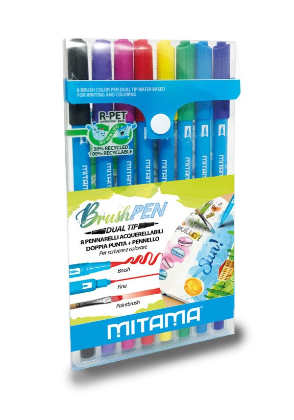 CF 8 PZ Brush Pen Pennarelli Acqurellabili