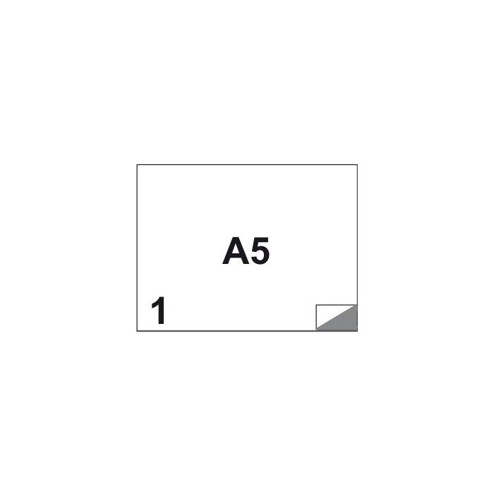 CF 100 FOGLI ETICHETTE MULTIFUNZIONE A5 F.TO 210X148 5 MM