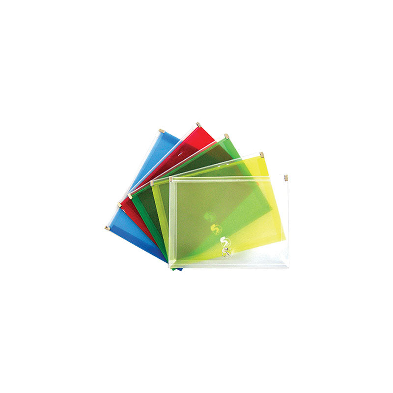 BUSTA CON ZIP SPIL TRASLUCIDA A5 IN PPL