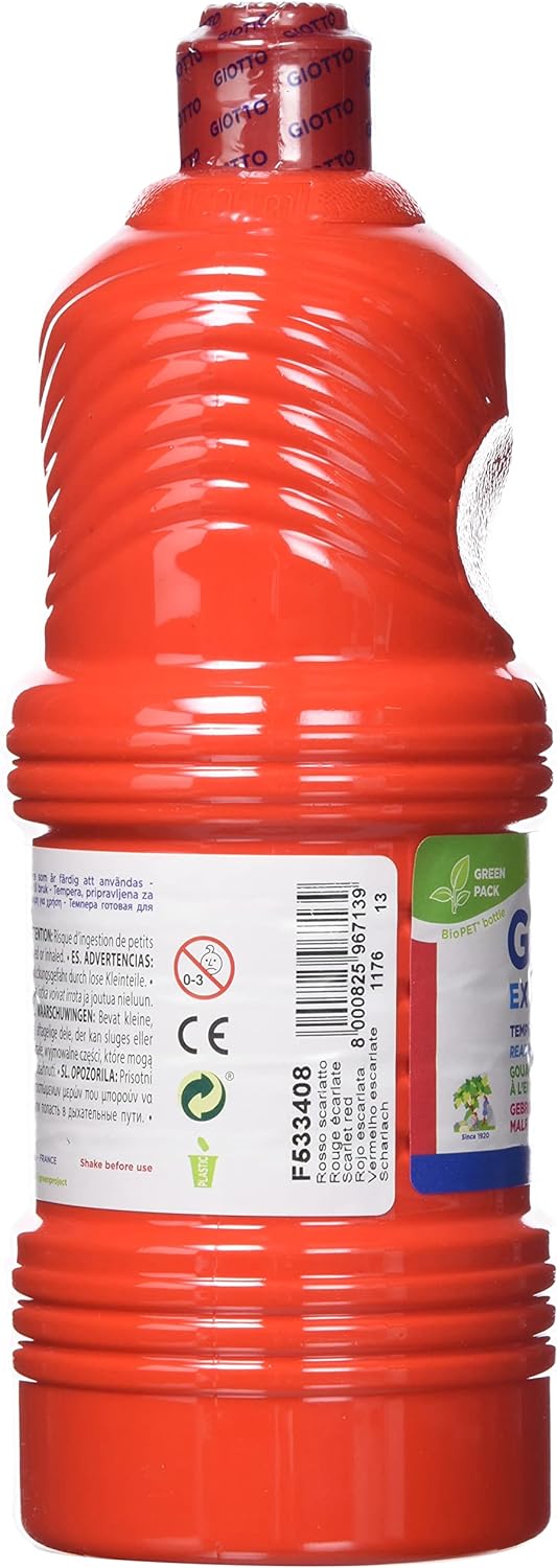 Giotto School Paint 1000 ML ROSSO SCARLATTO